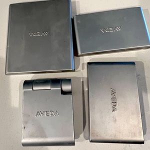 4 Aveda brand metal magnetic compacts
